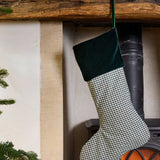 THE FOREST GREEN GINGHAM CHRISTMAS STOCKING - coming soon