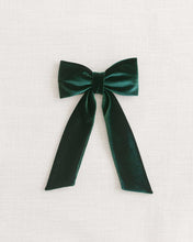 Load image into Gallery viewer, THE FOREST GREEN VELVET CLASSIC BOW

