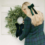THE FOREST GREEN VELVET CLASSIC BOW