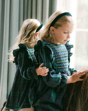 Load image into Gallery viewer, THE FOREST GREEN VELVET CHILDREN&#39;S HEADBAND

