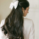 THE IVORY SATIN LUXE BOW