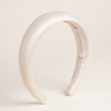THE IVORY SATIN SLIM HEADBAND
