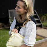 THE LIGHT YELLOW LINEN ALICEBAND PRE ORDER JUNE DELIVERY