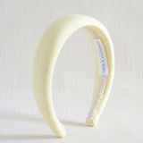 THE LIGHT YELLOW LINEN HEADBAND
