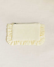 Load image into Gallery viewer, The Light Yellow Mini Ruffled Pouch
