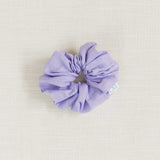 THE LILAC LINEN SCRUNCHIE