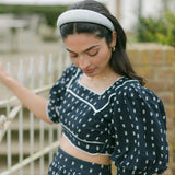 THE MINT GREEN LINEN HEADBAND