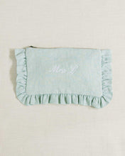 Load image into Gallery viewer, The Mint Green Ruffled Pouch
