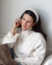 Load image into Gallery viewer, THE NATURAL LINEN WRAP HEADBAND
