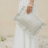 The Natural Ruffled Maxi Pouch
