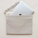 The Natural Ruffled Laptop Sleeve