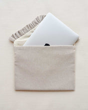 Load image into Gallery viewer, The Natural Ruffled Laptop Sleeve

