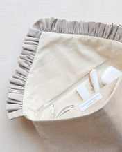 Load image into Gallery viewer, The Natural Ruffled Laptop Sleeve
