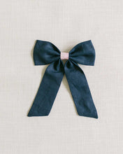 Load image into Gallery viewer, THE NAVY AND PINK CHILDREN&#39;S BOW
