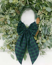 Load image into Gallery viewer, THE NAVY TARTAN MAXI BOW
