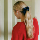 THE NAVY VELVET SCRUNCHIE