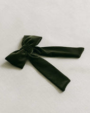 Load image into Gallery viewer, THE OLIVE GREEN VELVET CLASSIC BOW
