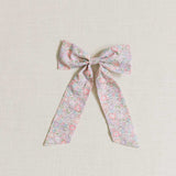 THE PASTEL FLORAL BOW MADE FROM LIBERTY FABRIC