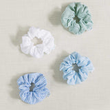 THE MINT GREEN LINEN SCRUNCHIE
