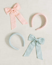 Load image into Gallery viewer, THE MINT GREEN LINEN CLASSIC BOW
