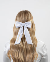 Load image into Gallery viewer, THE WHITE SATIN CLASSIC BOW
