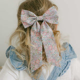 THE PASTEL FLORAL CHILDREN'S BOW MADE WITH LIBERTY FABRIC