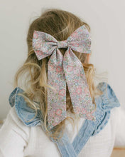 Load image into Gallery viewer, THE PASTEL FLORAL CHILDREN&#39;S BOW MADE WITH LIBERTY FABRIC
