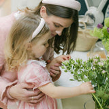 THE LIGHT PINK LINEN HEADBAND