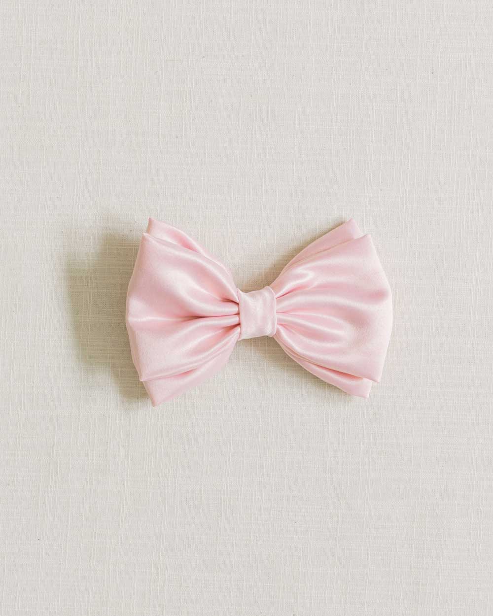 THE PINK SATIN LUXE BOW