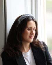 Load image into Gallery viewer, THE BLACK AND WHITE CHECK HEADBAND
