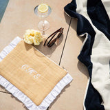 The Raffia Ruffled Maxi Pouch