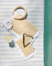Load image into Gallery viewer, The Raffia Ruffled Pouch
