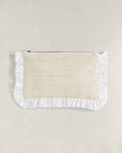 Load image into Gallery viewer, The Raffia Ruffled Pouch
