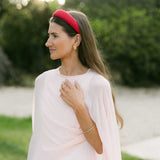 THE RED LINEN HEADBAND