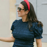 THE RED LINEN HEADBAND