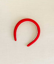 Load image into Gallery viewer, THE RED LINEN HEADBAND
