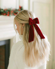 Load image into Gallery viewer, THE RED VELVET CLASSIC BOW
