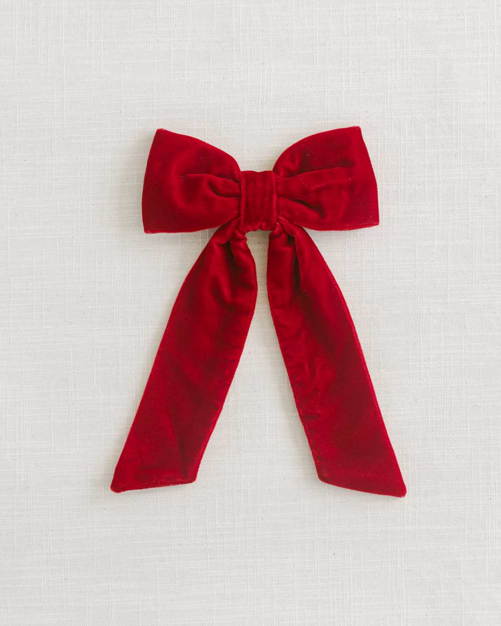 THE RED VELVET CLASSIC BOW