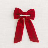 THE RED VELVET CHILDREN'S BOW