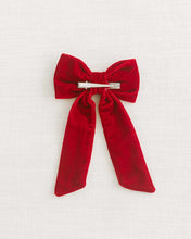 Load image into Gallery viewer, THE RED VELVET CHILDREN&#39;S BOW
