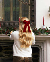 Load image into Gallery viewer, THE RED VELVET CLASSIC BOW
