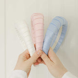 THE BLUE SATIN WRAP HEADBAND