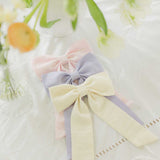 THE LIGHT YELLOW LINEN CLASSIC BOW