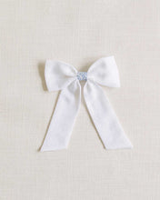 Load image into Gallery viewer, THE WHITE AND BLUE CHILDREN&#39;S BOW
