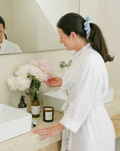 Load image into Gallery viewer, The White Ruffled Linen Robe
