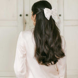 THE IVORY SATIN LUXE BOW