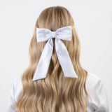 THE WHITE SATIN CLASSIC BOW