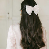 THE IVORY SATIN LUXE BOW