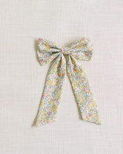 Load image into Gallery viewer, THE YELLOW FLORAL CHILDREN&#39;S BOW MADE WITH LIBERTY FABRIC
