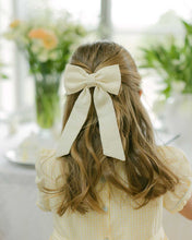 Load image into Gallery viewer, THE YELLOW LINEN CHILDREN&#39;S BOW
